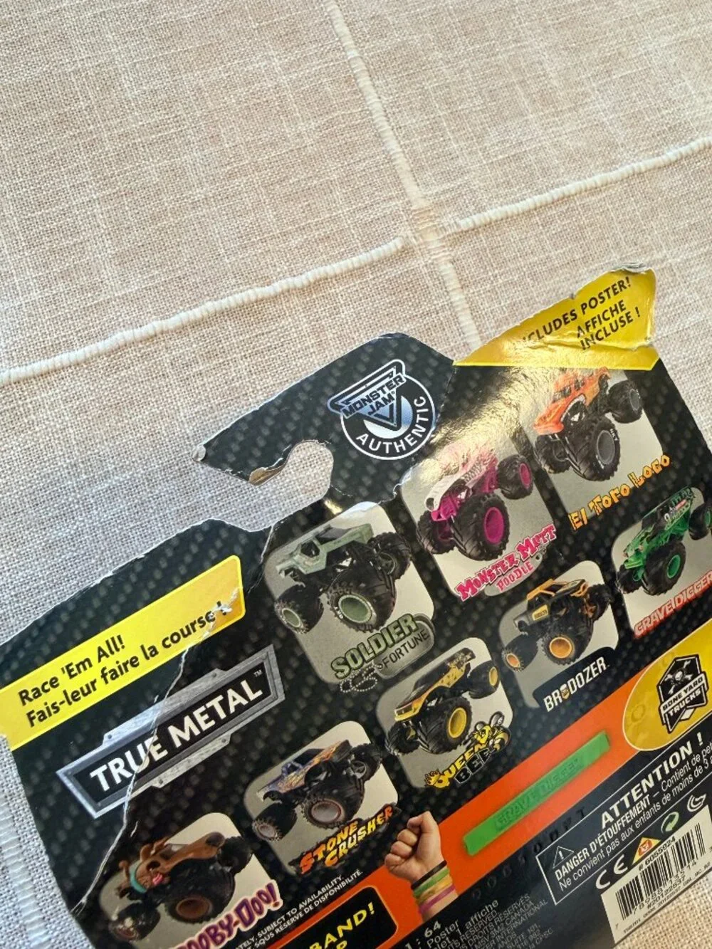 Monster Jam Grave Digger 2021 SpinMaster VIP Wristband Series 10 1-64